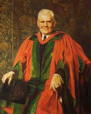 George Redington Dsc Head Of The Biology Department Royal Agricultural College 1950