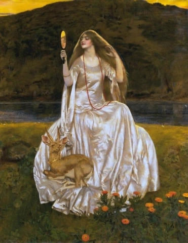 La damisela del lago llamada Nimue la hechicera 1924