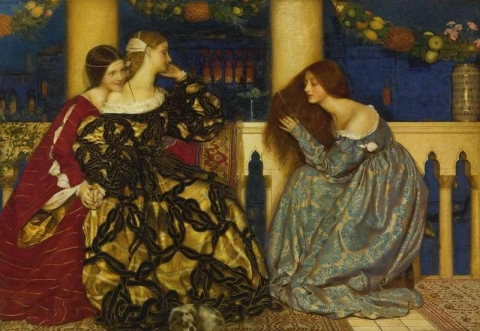 Venetian Ladies Listening To A Serenade 1909