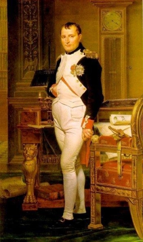 David Jacques Louis Napoleon i sin studie