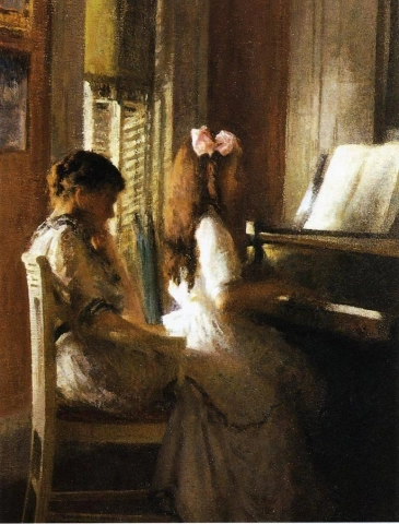 La lezione di musica 1904