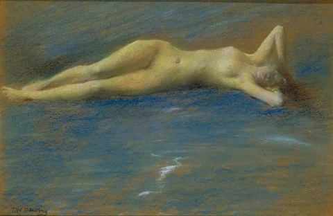 Reclining Nude Figure Of A Girl