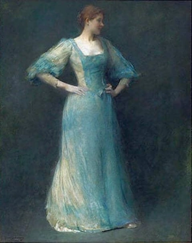 Il vestito blu 1892