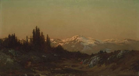 Mountain Landscape At Dawn