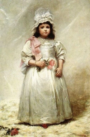 Lilla vita damen 1884