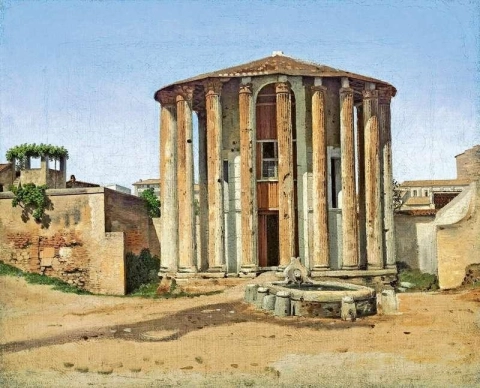 Vesta-templet i Rom 1814-16