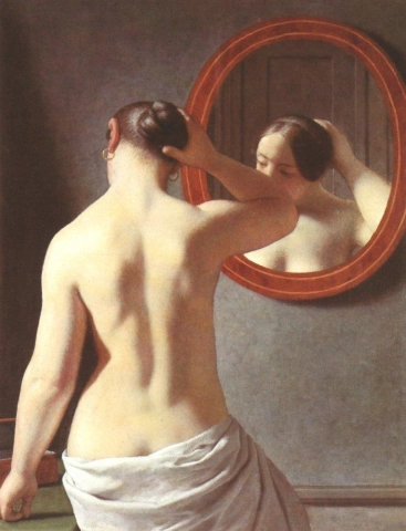 Eckersberg Cw Desnudo Baño De La Mañana