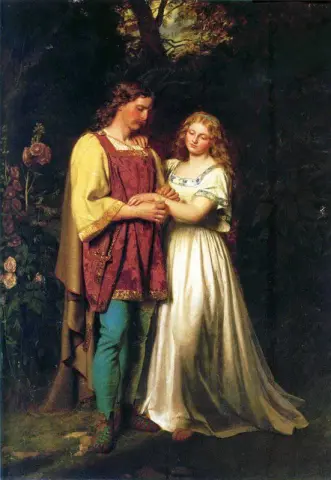 Posthumus And Imogen 1865