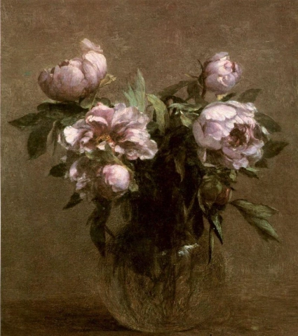 Fantin-latour Henri pioenvaas