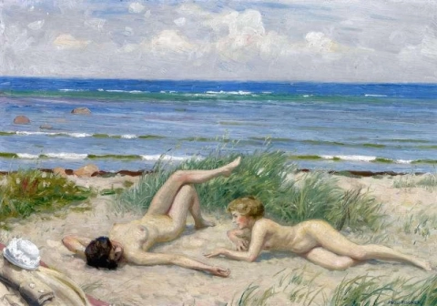 Chicas en la playa