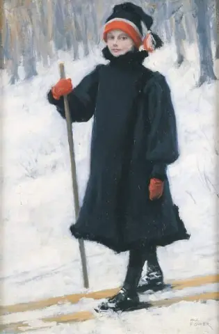 Harriet Skiing
