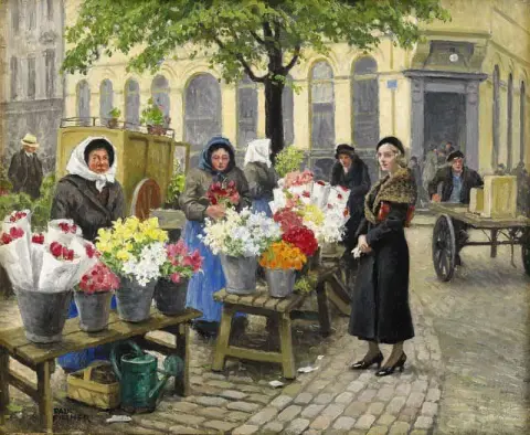 The Flower Market At H Jbro Plads Copenhagen 1