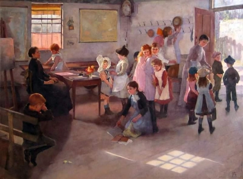 Skolan slutar 1889