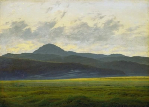 Berglandschaft i Böhmen ca. 1830