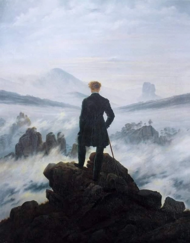 Il Viandante Sopra Il Mare Di Nebbia