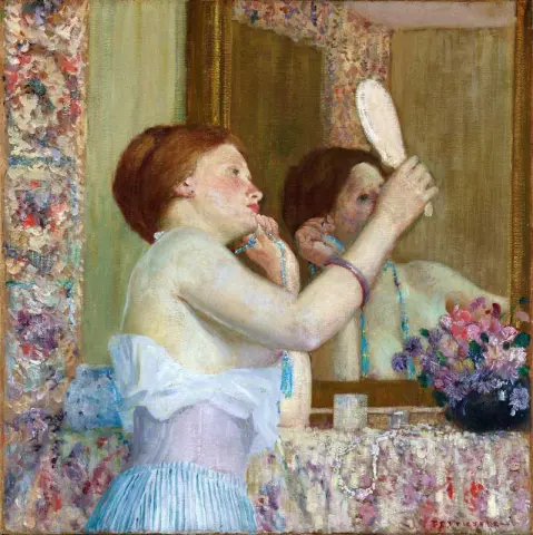 Mujer con espejo 1911