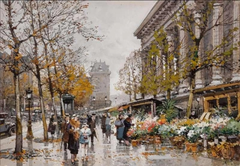 Paseo de las Flores La Madeleine Ca. 1930