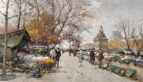 Street Vendors Along The Seine In Paris