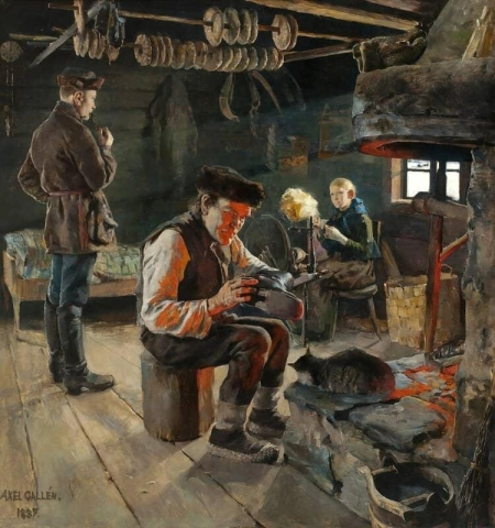 Rustiek leven 1887