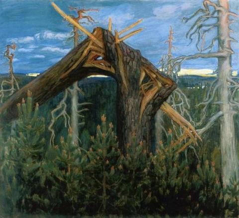 Die gebrochene Kiefer 1906