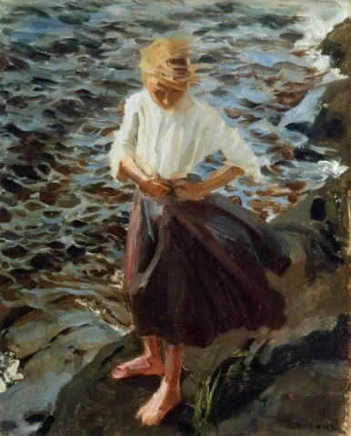 Windswept Girl 1893