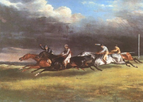 Gericault Theodore Il derby di Epsom