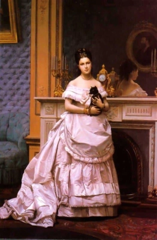 También conocido como retrato de Marie Gerome