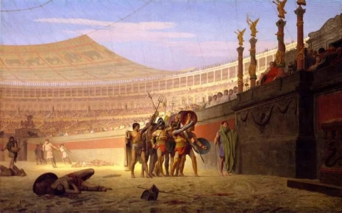 Ave Caesar Morituri Te Salutant 1859