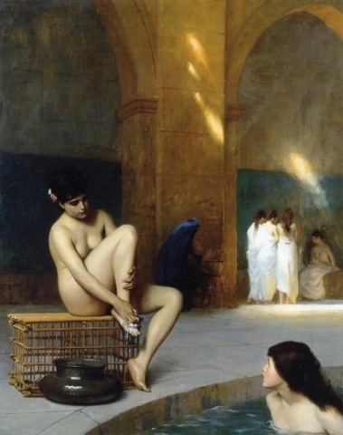 Mulher Nua, Também Conhecida como Mulher Nua Mulher Tomando Banho Ca 1889