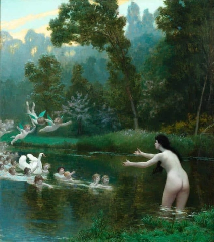 Leda y el cisne 1895