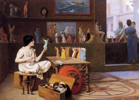 Painting Breathes Life Into Sculpture 1893