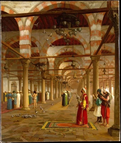 Preghiera nella moschea 1871