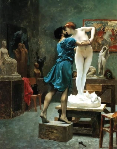 Pygmalion en Galatea ca. 1890-1892