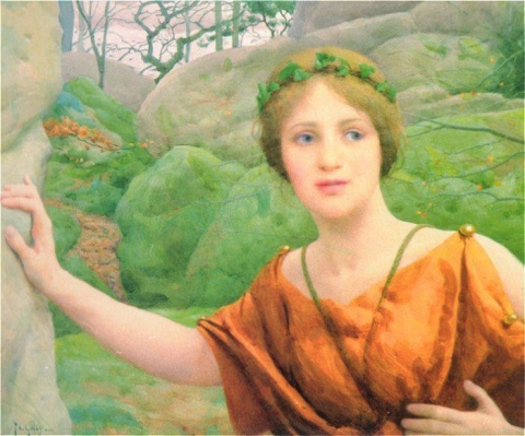 A ninfa - agora novamente ela voa distante 1927