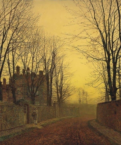 Un vicolo d'autunno 1886