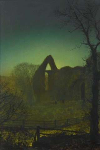 Bolton Abbey bij maanlicht 1