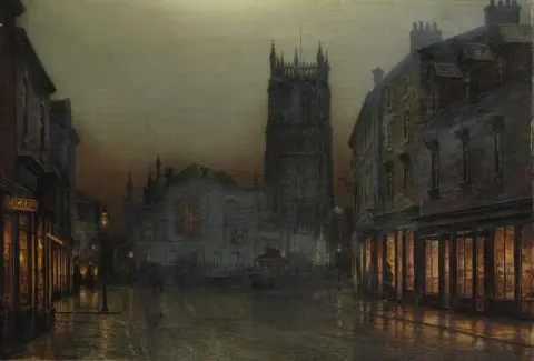 De parochiekerk Leeds 1897