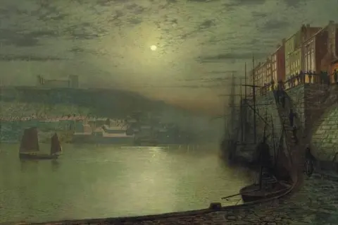 Whitby desde el lado este 1877