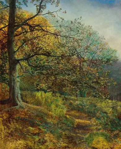 Bosque cerca de Leeds 1869