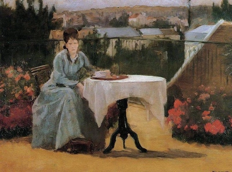 Iltapäivätee Aka On The Terrace 1875