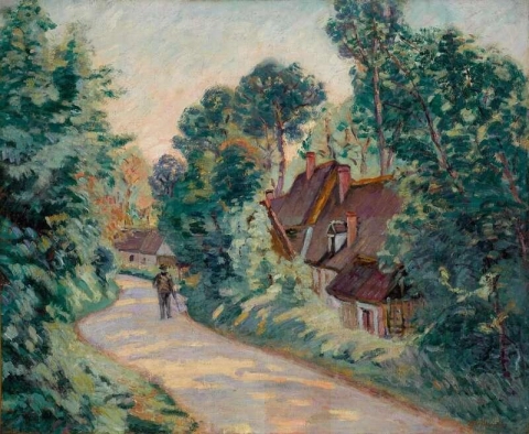 La Route Des Chintres Jouy Ca. 1900