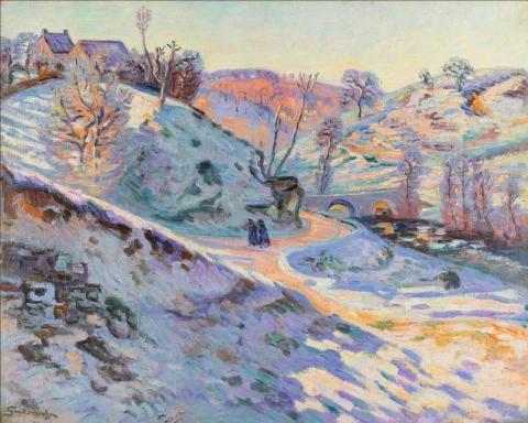 El Pont Charrant Gelée Blanche Crozant Ca. 1900