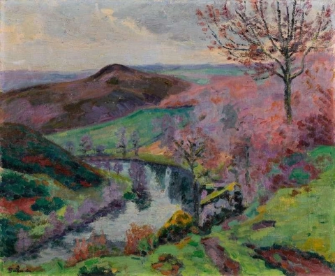 Puy Barriou en de Creuse-vallei ca. 1910