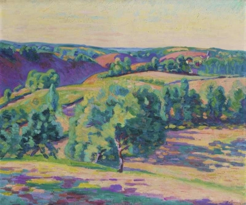 Landsbyen Crozant sommeren ca. 1911