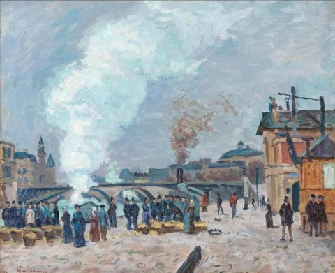 Les Quais De Gesvres Paris 1874