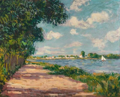 Paysage D Ile De France Ca. 1882