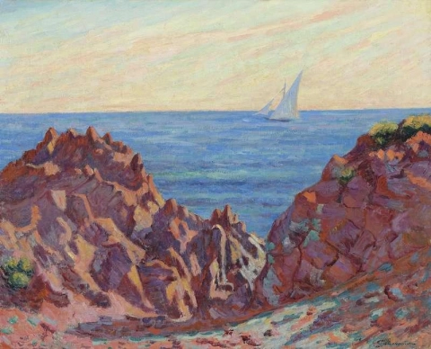 Segelbåt Agay ca 1905