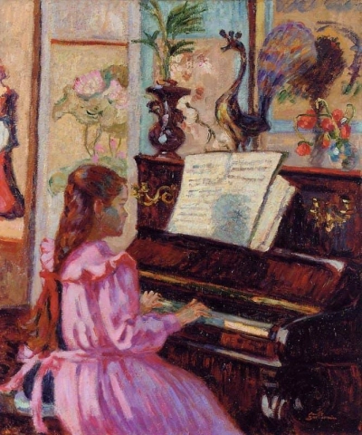 Ragazza Al Pianoforte