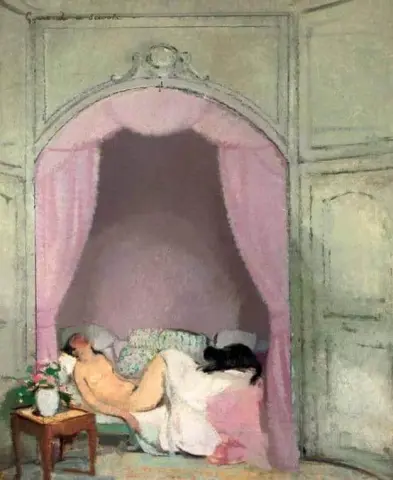 Gatto nudo e nero sdraiato