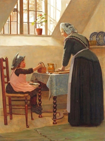 Brombeerkuchen zubereiten 1886